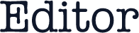 Editor