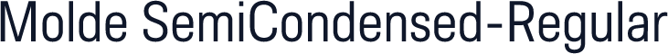 Molde SemiCondensed-Regular
