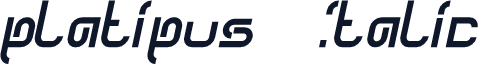 Platipus Italic