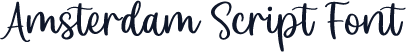 Amsterdam Script Font