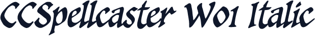 CCSpellcaster W01 Italic