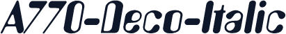 A770-Deco-Italic