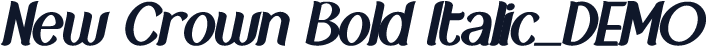 New Crown Bold Italic_DEMO