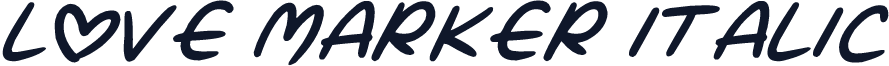 Love Marker Italic