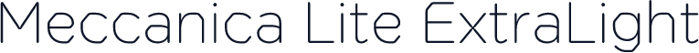 Meccanica Lite ExtraLight