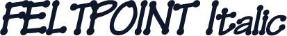 FELTPOINT Italic