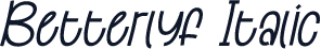 Betterlyf Italic