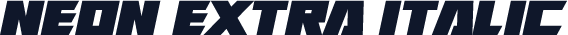 Neon Extra Italic