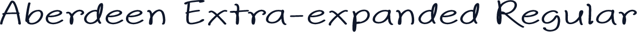 Aberdeen Extra-expanded Regular