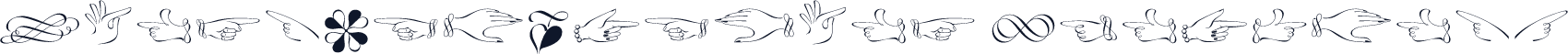 LinotypeZapfino Ornaments