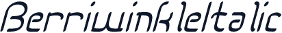 BerriwinkleItalic