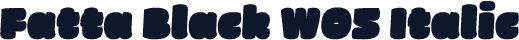 Fatta Black W05 Italic