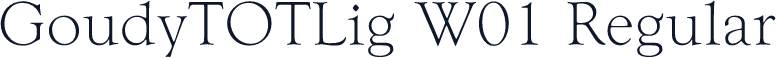 GoudyTOTLig W01 Regular