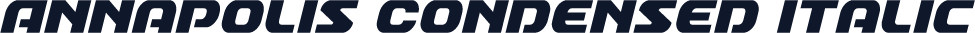 Annapolis Condensed Italic