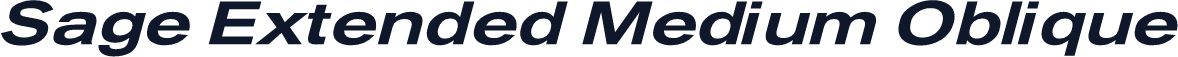 Sage Extended Medium Oblique
