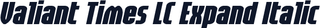 Valiant Times LC Expand Italic