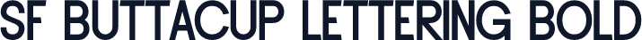 SF Buttacup Lettering Bold