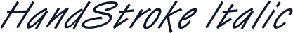HandStroke Italic