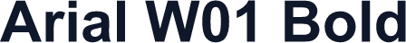 Arial W01 Bold