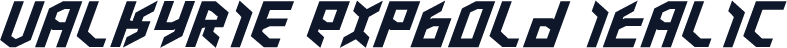 Valkyrie ExpBold Italic