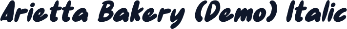 Arietta Bakery (Demo) Italic
