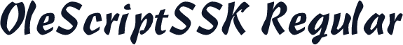 OleScriptSSK Regular
