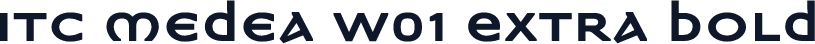 ITC Medea W01 Extra Bold
