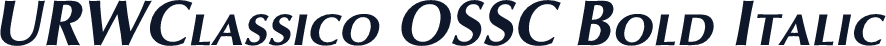 URWClassico OSSC Bold Italic