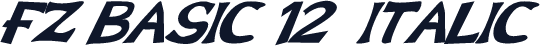 FZ BASIC 12  ITALIC