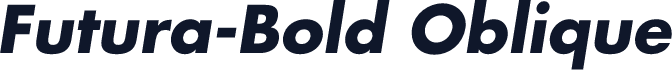 Futura-Bold Oblique