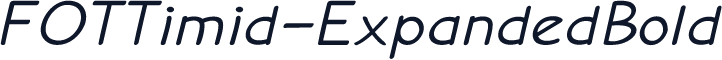 FOTTimid-ExpandedBold