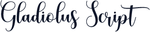 Gladiolus Script