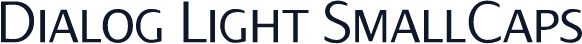 Dialog Light SmallCaps