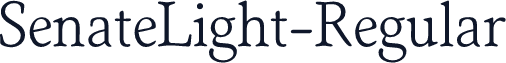 SenateLight-Regular