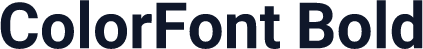 ColorFont Bold