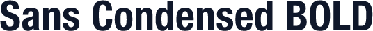 Sans Condensed BOLD
