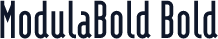 ModulaBold Bold