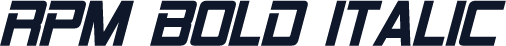 RPM Bold Italic