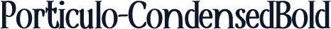Porticulo-CondensedBold