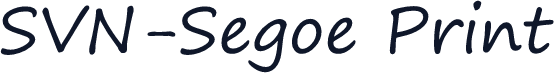 SVN-Segoe Print