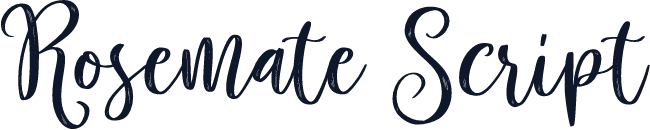 Rosemate Script
