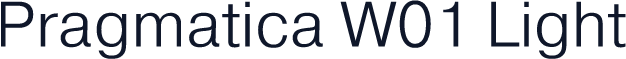 Pragmatica W01 Light