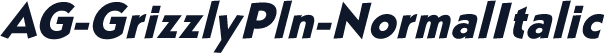 AG-GrizzlyPln-NormalItalic