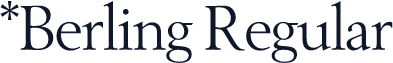 *Berling Regular