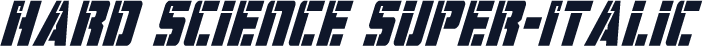 Hard Science Super-Italic
