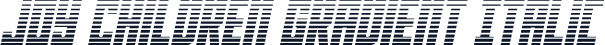 Joy Children Gradient Italic