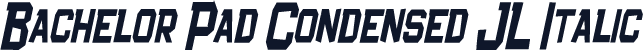 Bachelor Pad Condensed JL Italic