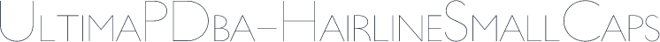 UltimaPDba-HairlineSmallCaps