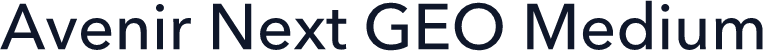 Avenir Next GEO Medium