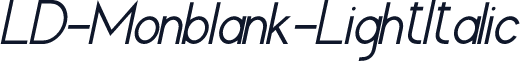 LD-Monblank-LightItalic